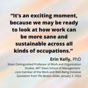 Quotation from Erin Kelly