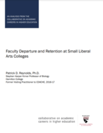 Faculty Departure and Retention at Small Liberal Arts Colleges