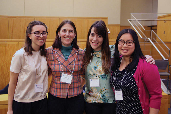 Image of Clare Putnam with undergraduate associates