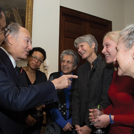 Image of His Highness the Aga Khan at the reception