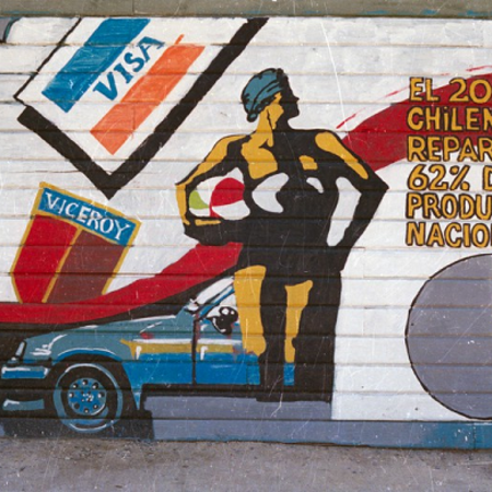 Mural: El 20% de los chilenas se reparte el 62% del producto nacional
