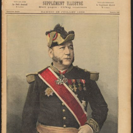 Les événements du Siam : le contre-amiral Humann, commandant en chef de la division navale de l'Extrême Orient.