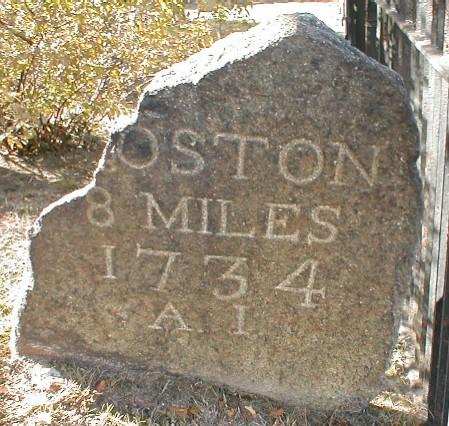 Marker for Boston Post Road