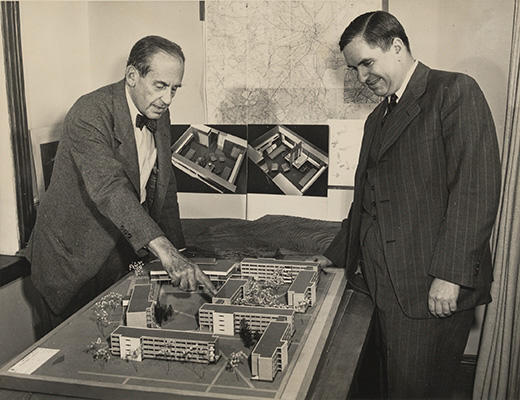 Walter Gropius and Erwin Griswold