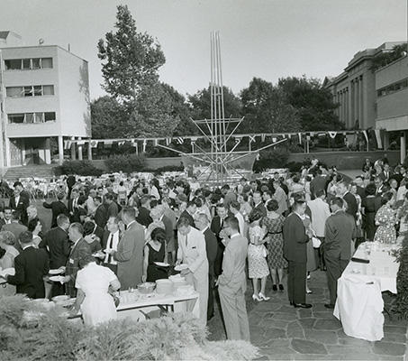 Reception on Jarvis field, 1961?