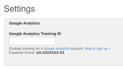 Adding Google Analytics tracking code to OS site