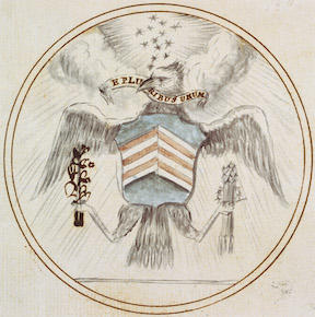 Charles Thomson, Preliminary Design for Great Seal of the United States