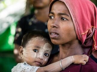 Rohingya Mother and Child