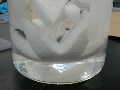 salt crystals removal process