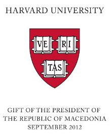 Gift of the President of the Republic of Macedonia