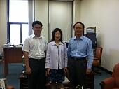 2011 ROK National Assembly Intern, Kwon Yong Jin, on left, in Korea