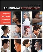 Abnormal Psychology, 17th Edition