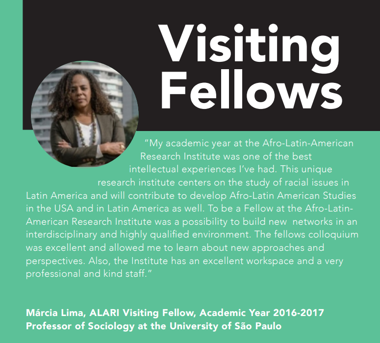 Marcia Lima on Fellowships