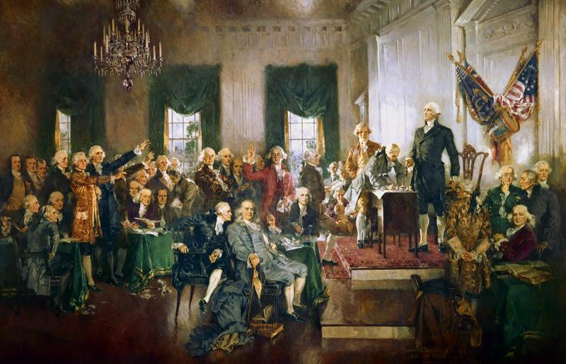 Scene at the Signing of the Constitution of the United States, Howard Chandler Christy