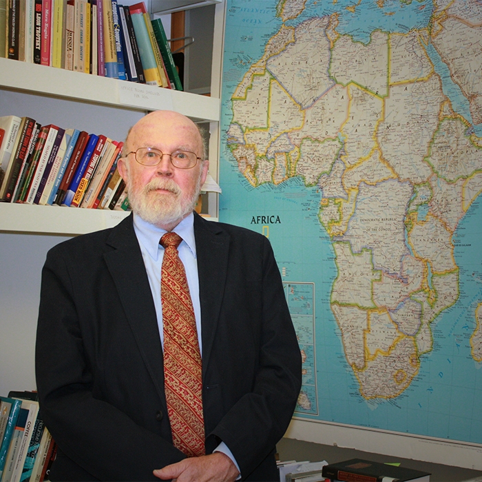 Image of Robert Bates in his office