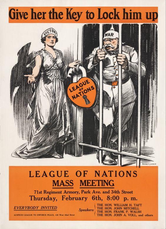 League of Nations poster