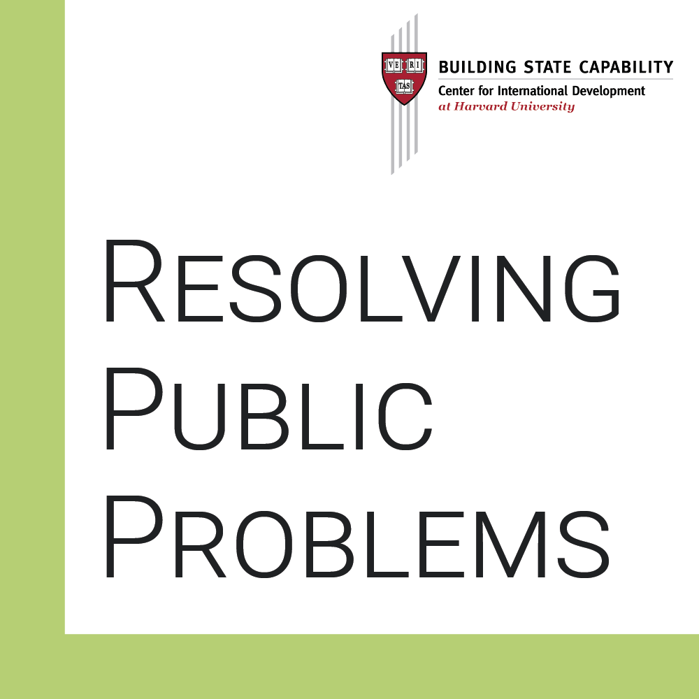 Practice of Resolving Public Problems cover title