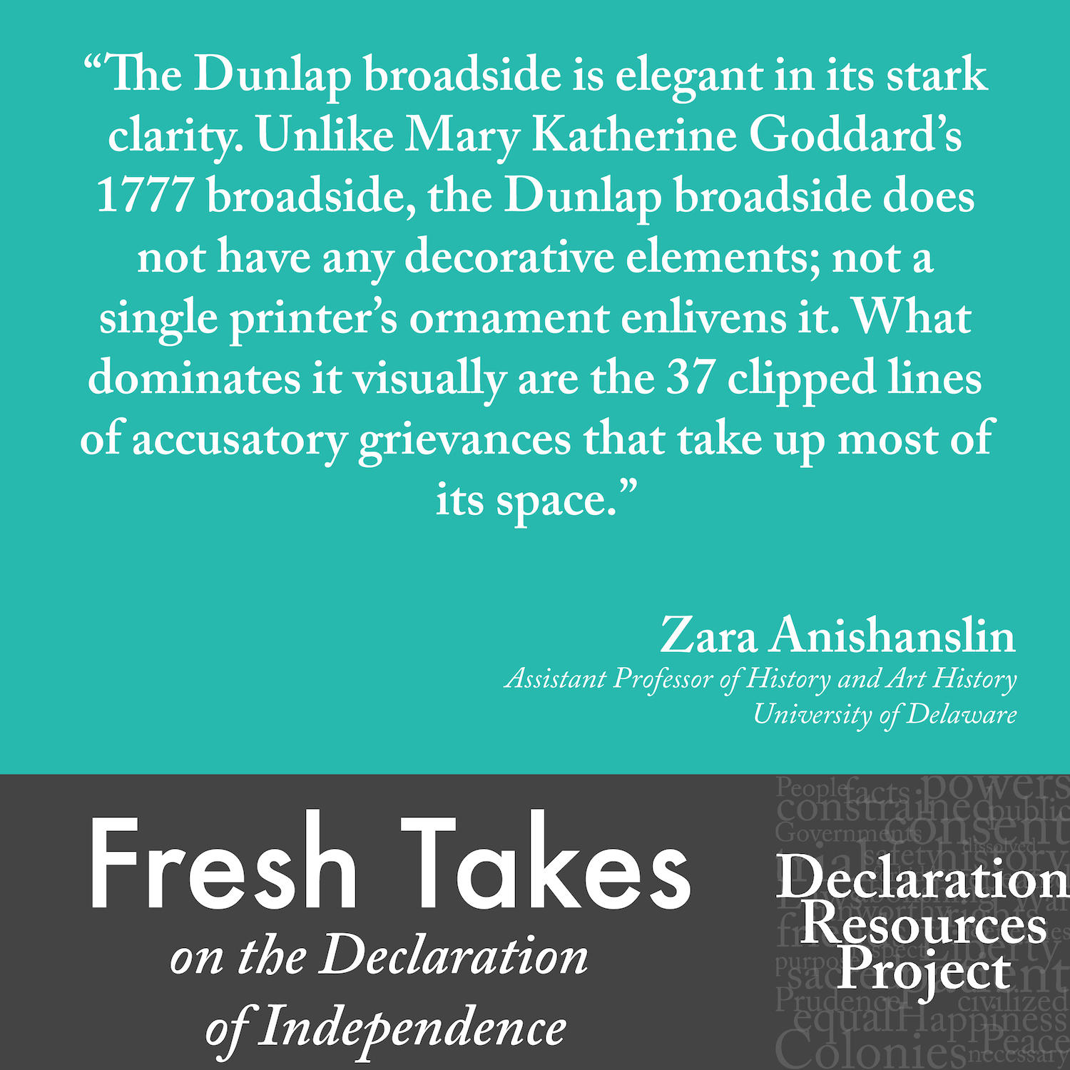 Zara Anishanslin's Fresh Take on the Declaration of Independence