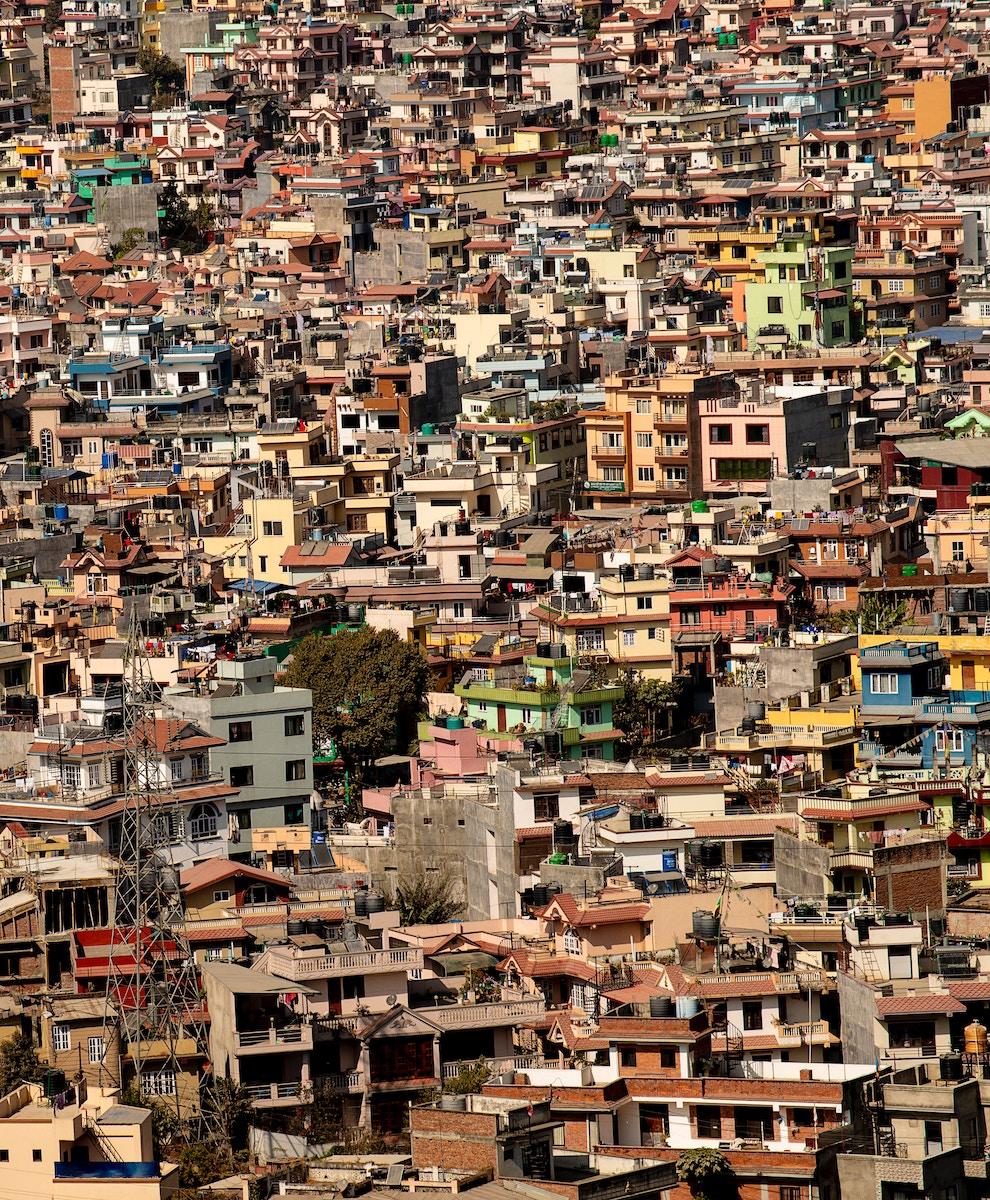 cityscape in Nepal