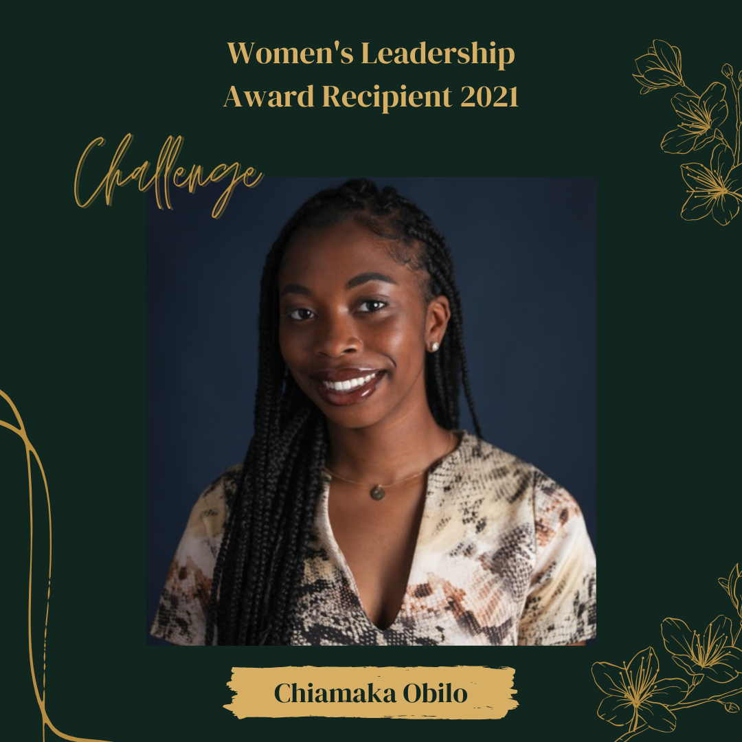 Chiamaka Obilo featured as Women's Leadership Award recipient 2021