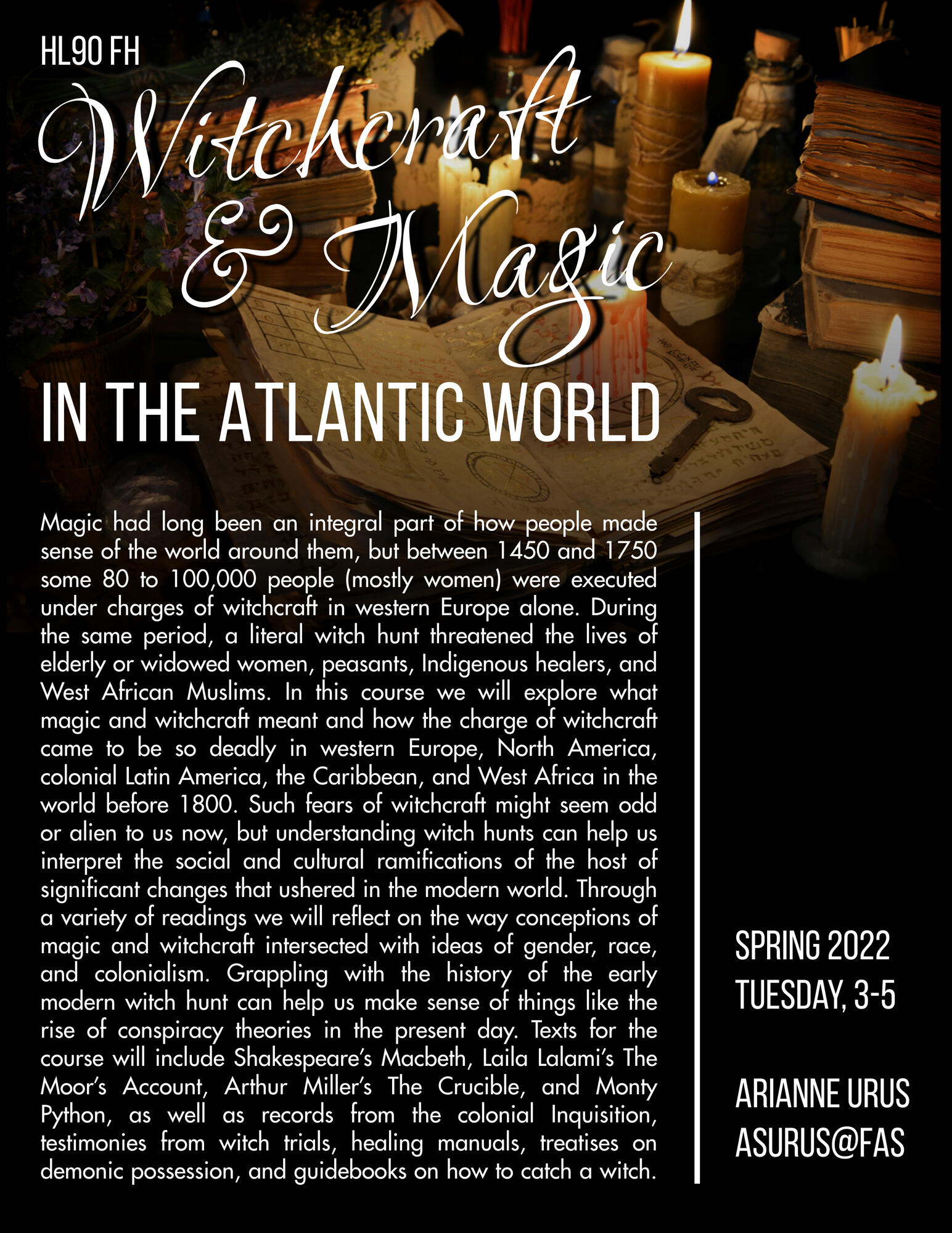 Witchcraft and Magic in the Atlantic World