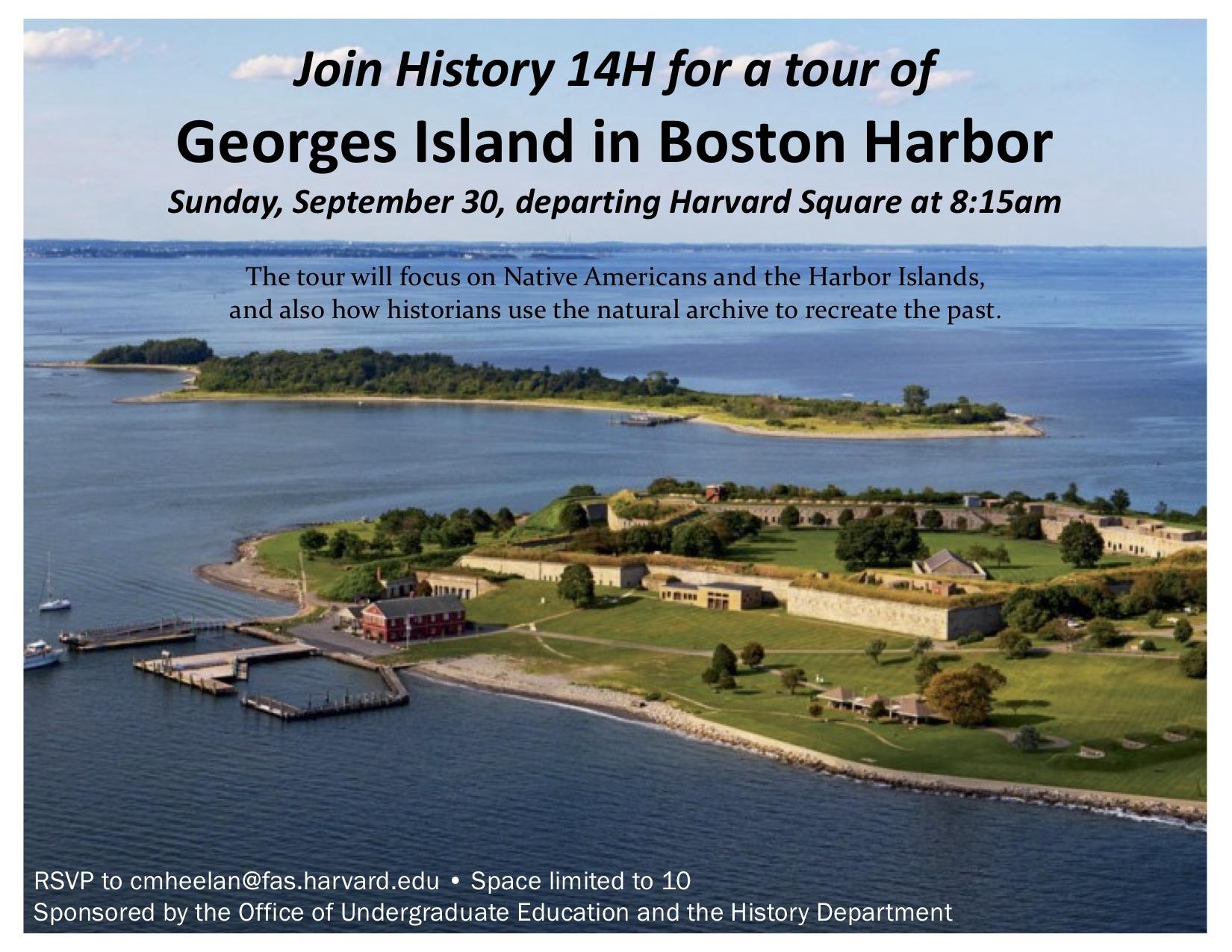 Image of outing to Georges Island
