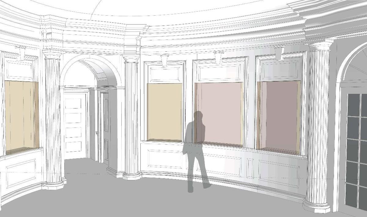 Houghton Lobby rendering