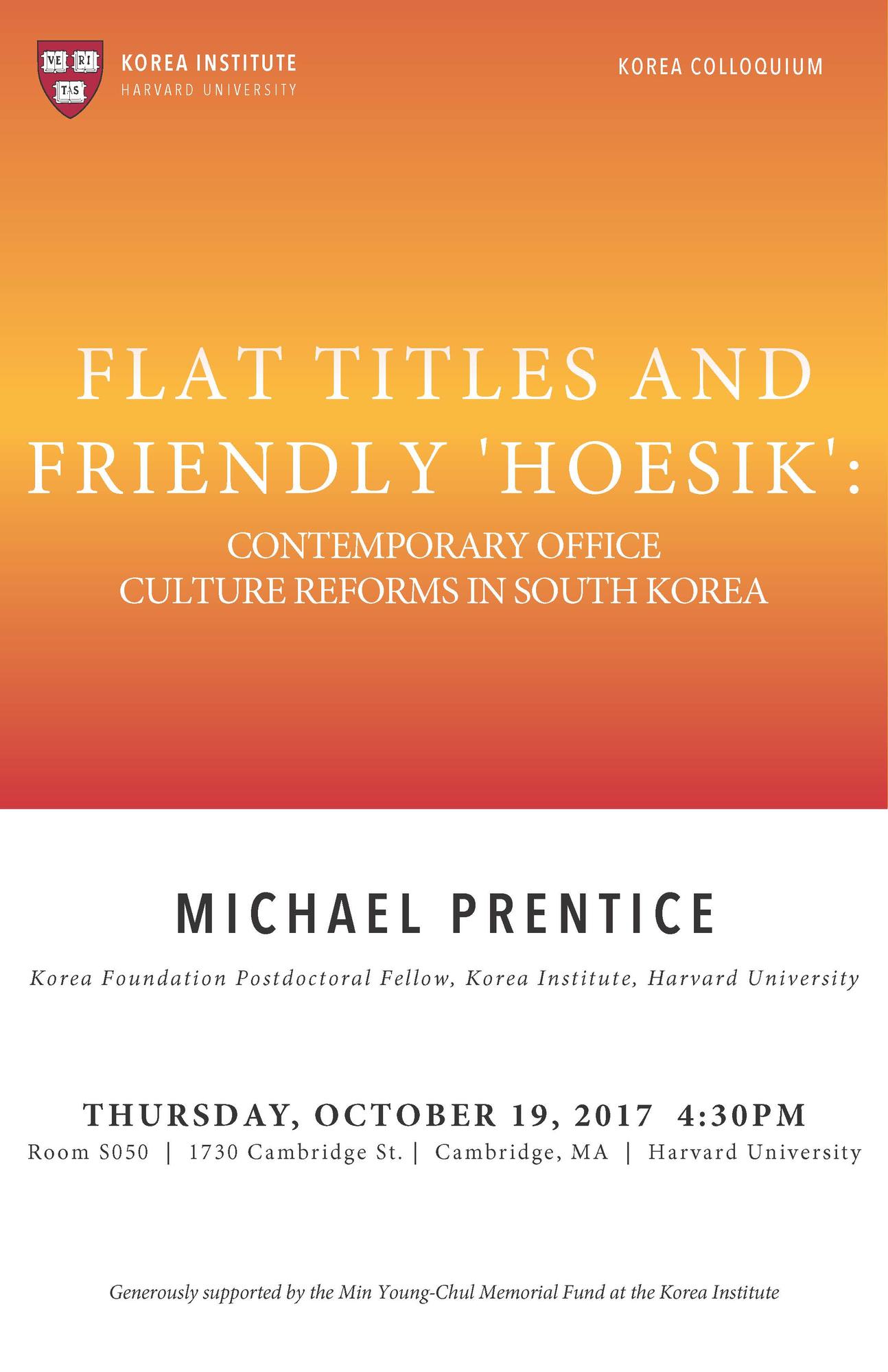 Oct.19 Korea Colloquium Poster