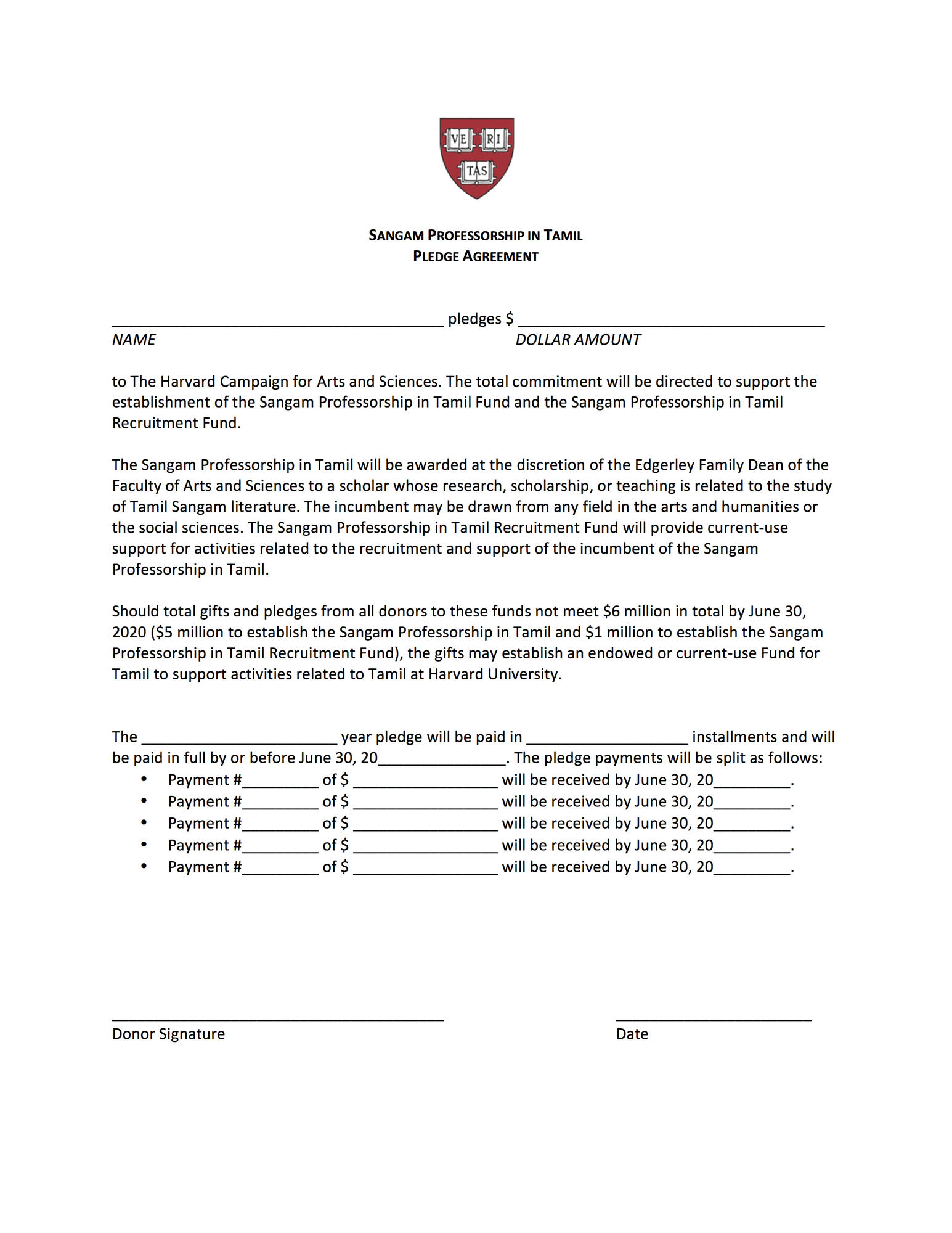 Pledge Agreement (please download and print this document)