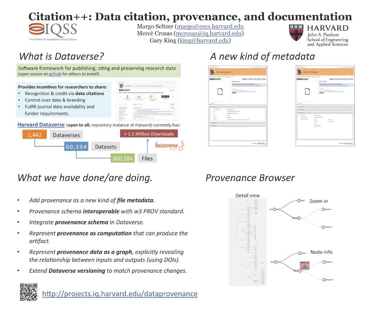 Citation ++: Data citation, provenance and documentation