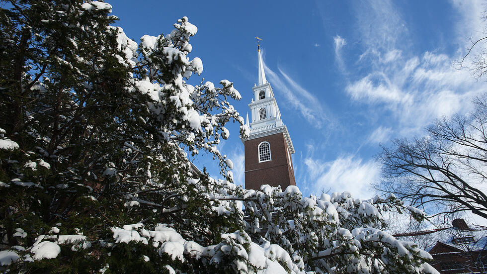 Memorial Church Snow 2020