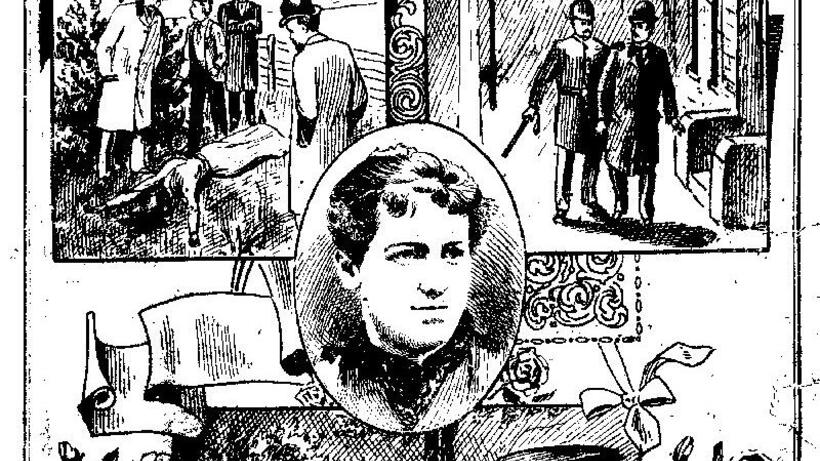 Detail of illustration from 1896? murder account.