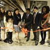Students and Professor Walton cut ribbon on Student Oasis
