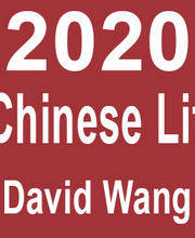 Red block with white text reading "2020, Chinese Literature, David Wang"